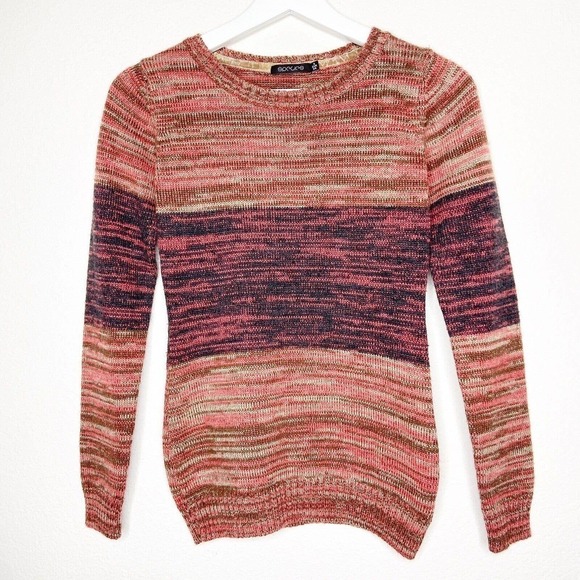 Species Wool Blend Space Dyed Sparkle Sweater Sz S - Picture 1 of 6